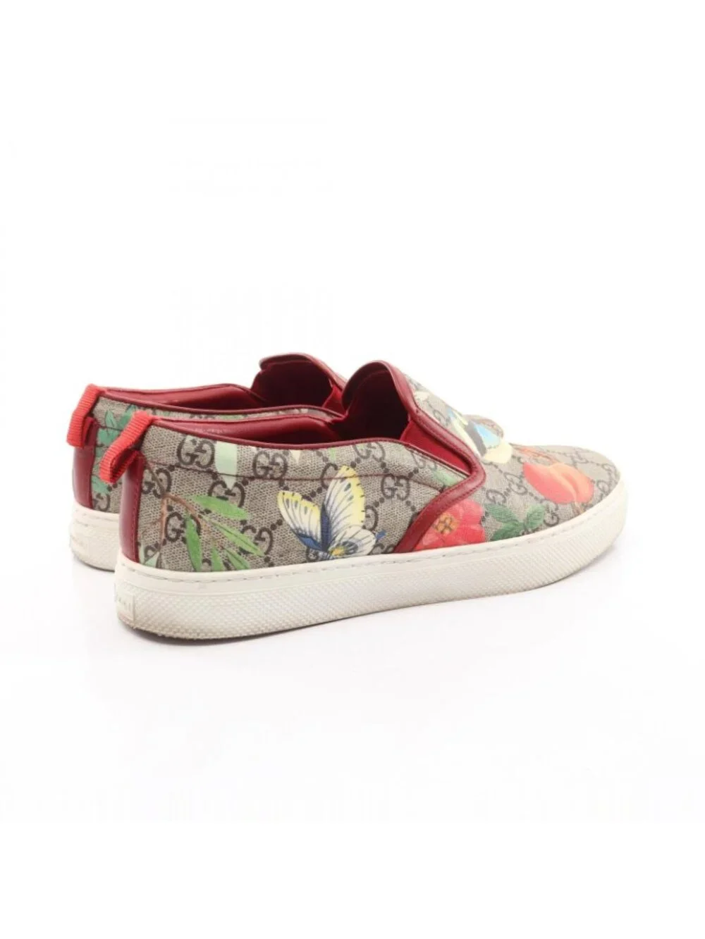 Gucci Sneakers Tian GG Supreme Slip on Canvas Leather Low